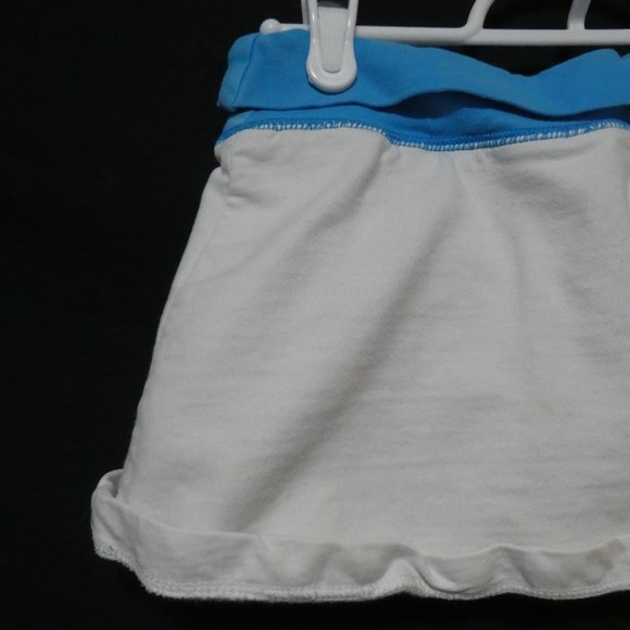 LA SENZA GIRL | large | White Skorts With Blue Waistband, Drawstring and Flower - Picture 5 of 12